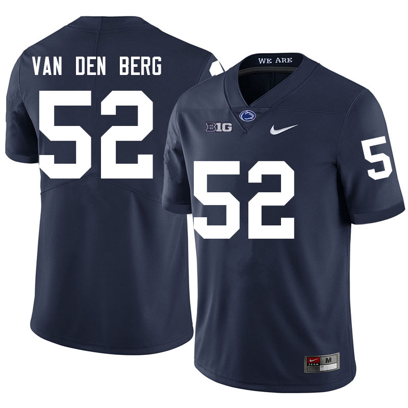 NCAA Nike Men's Penn State Nittany Lions Jordan van den Berg #52 College Football Authentic Navy Stitched Jersey JCL1498FE